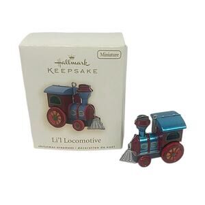 2009 Li'l Locomotive Miniature Train Hallmark Keepsake Christmas Ornament